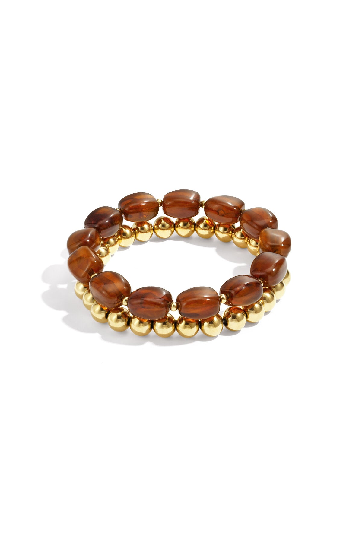 Chic Stainless Steel Beaded Bracelets for Women