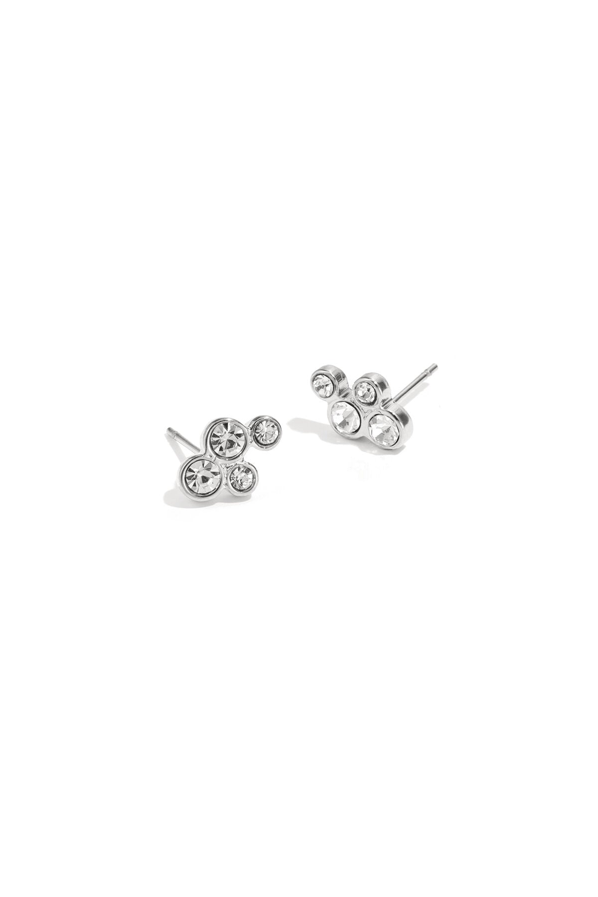 Elegant Mini Rhinestone Stud Earrings