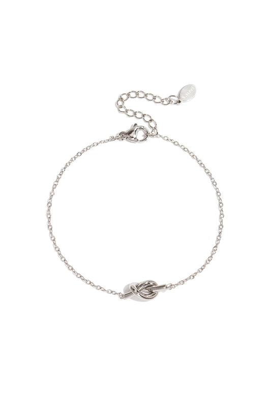 Elegant Stainless Steel Charm Bracelet - All Fit, Simple Style