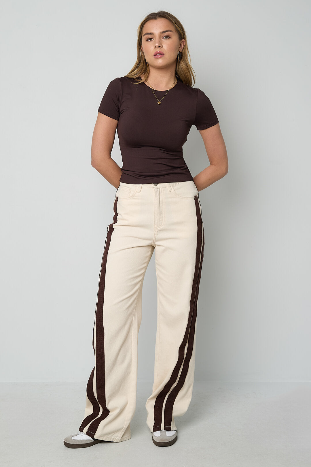 Statement Stripe Jean