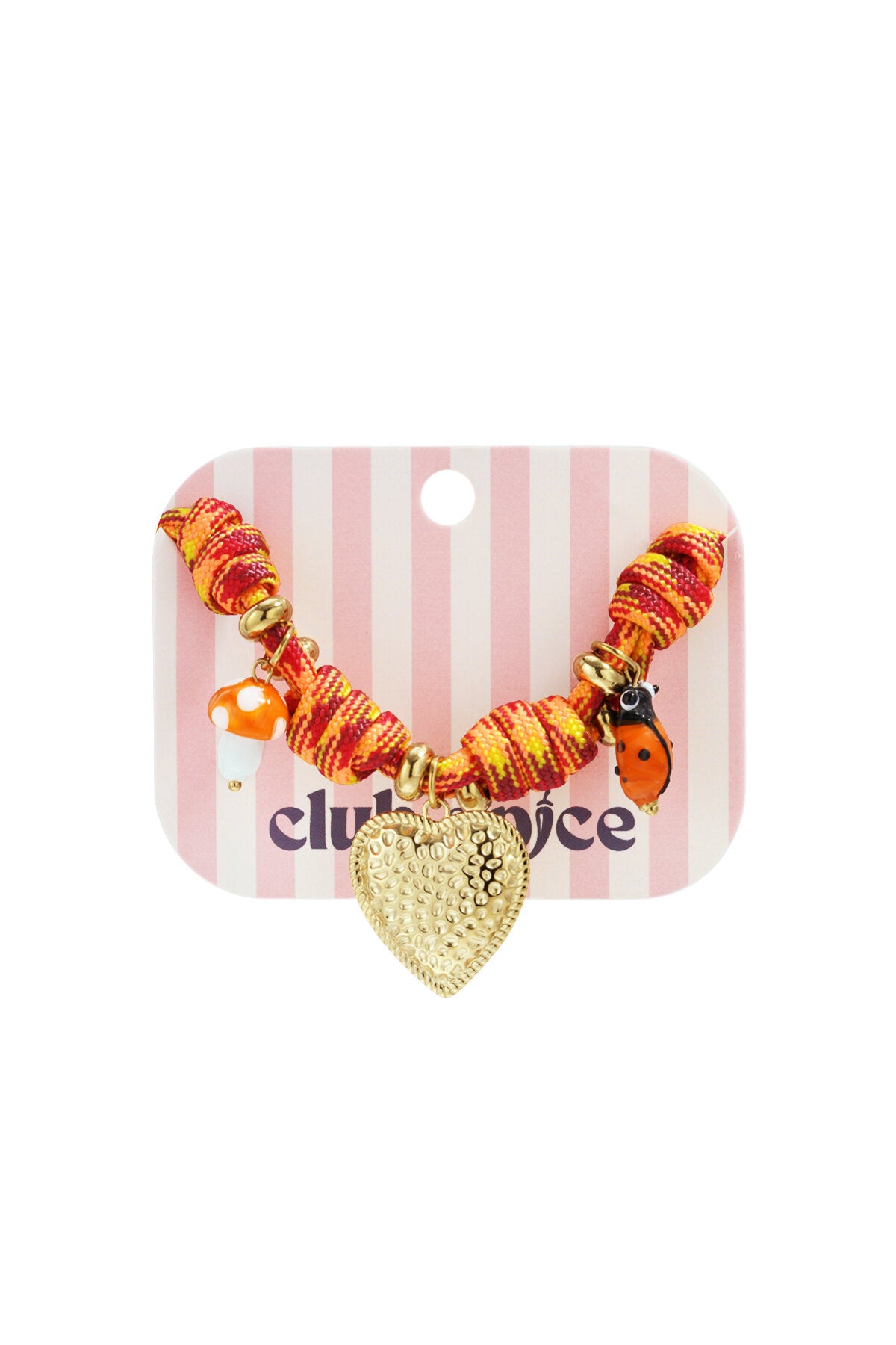 Chic Orange Braided Bracelet for Spring/Summer