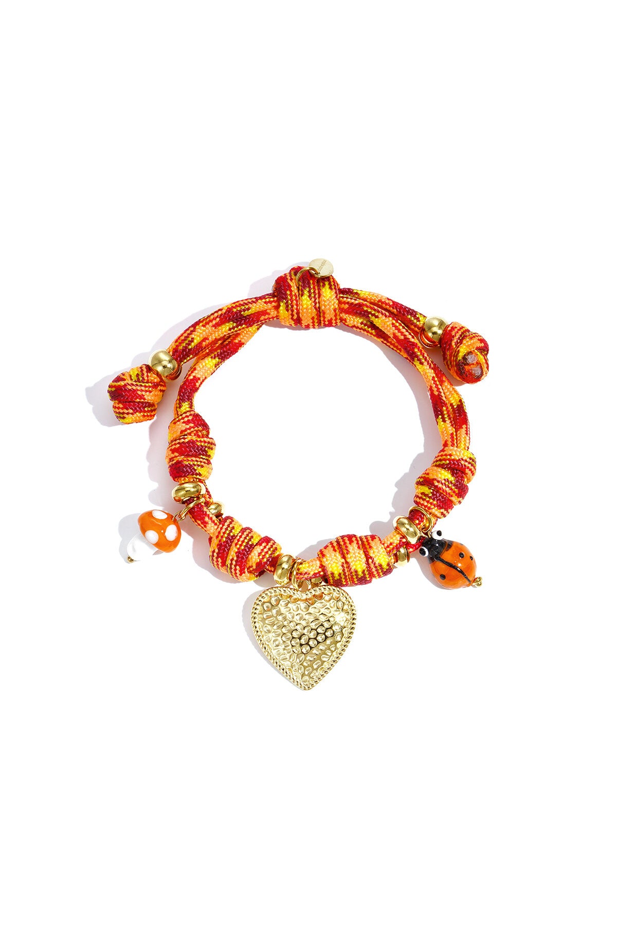 Chic Orange Braided Bracelet for Spring/Summer
