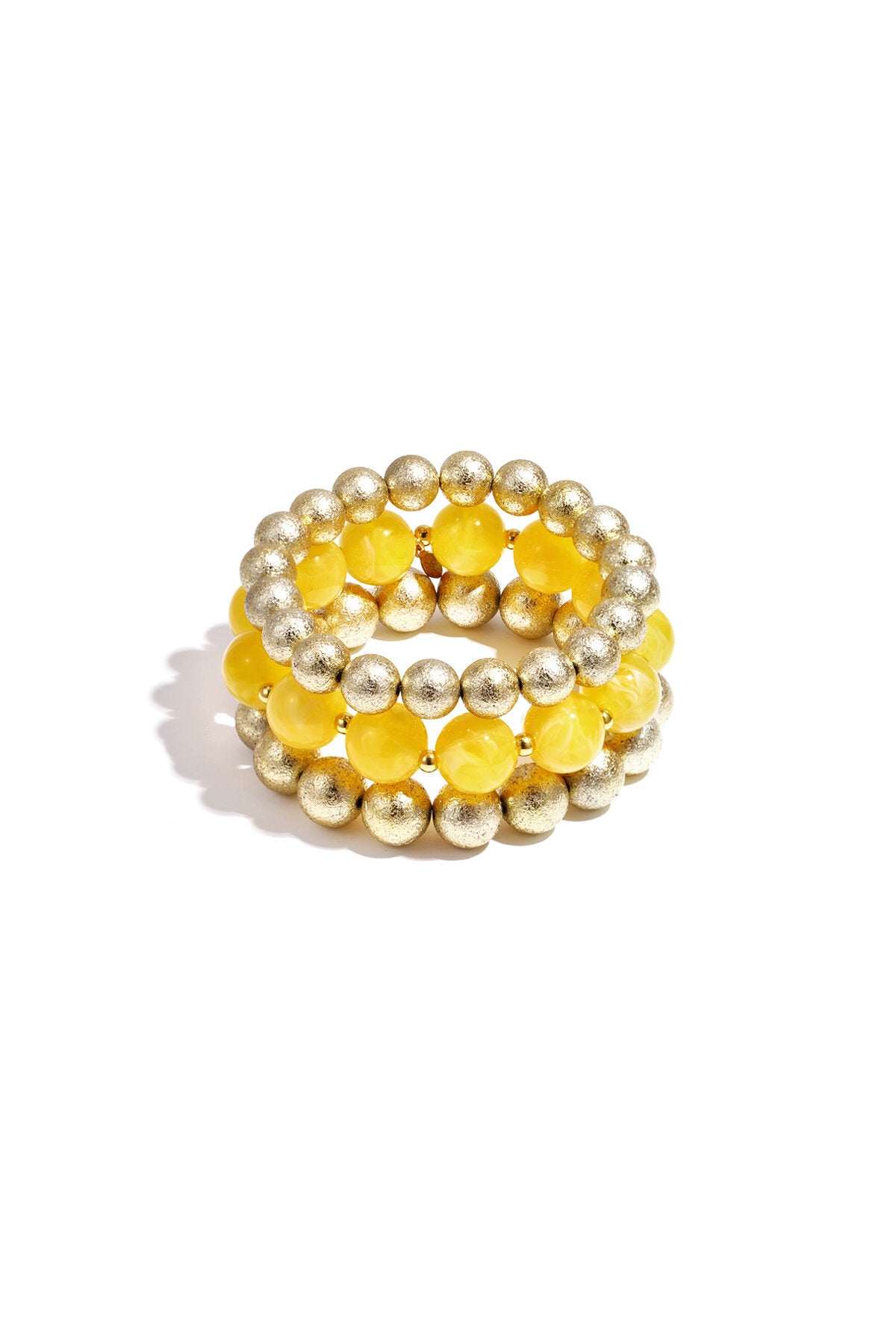 Chic All-Fit Acrylic Beaded Bracelets for Women