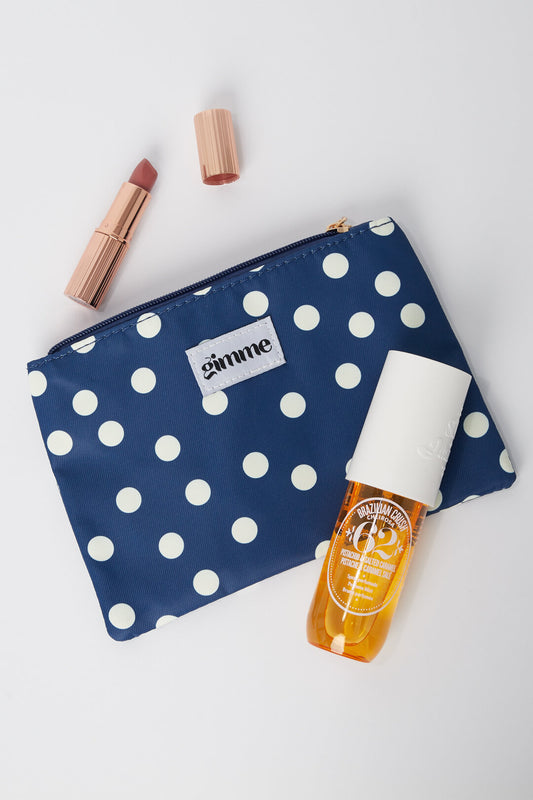 Chic Polka Dot Makeup Bags for Everyday Use