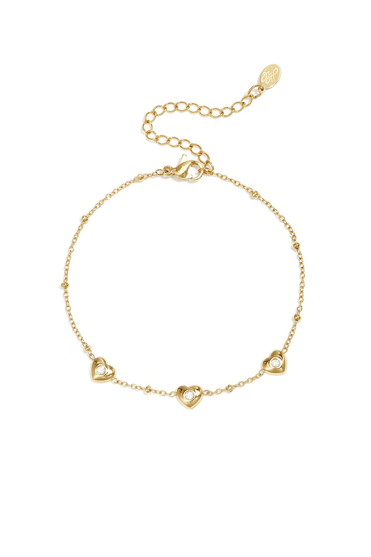 Elegant Heart Charm Bracelet for Daily Wear
