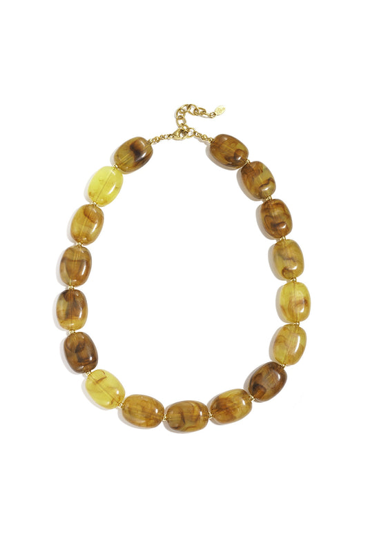 Chic Acrylic Beaded Necklace for Spring/Summer