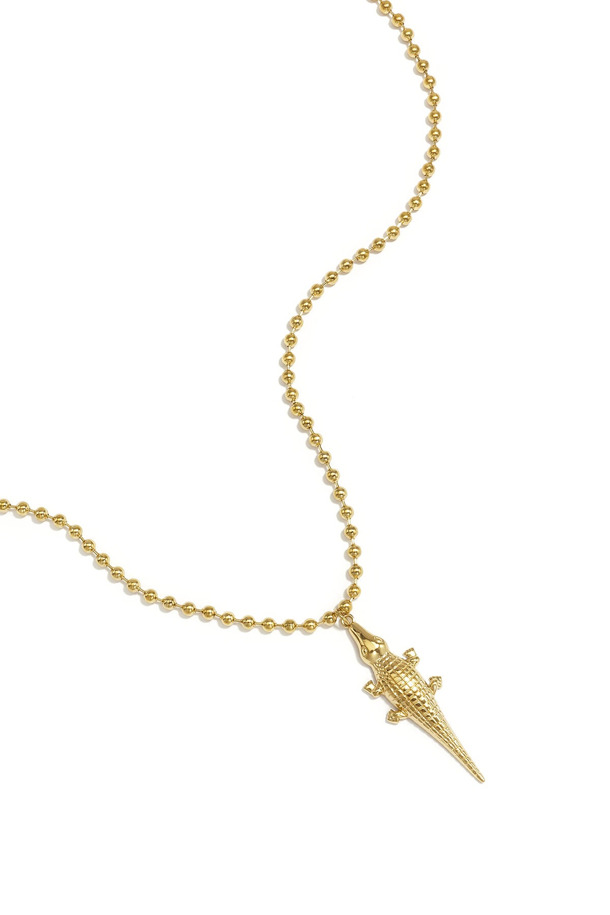 Elegant Animal Pendant Necklace in Silver & Gold