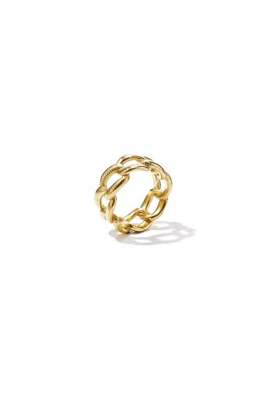 Elegant Gold-Toned Minimalist Ring for Everyday Wear