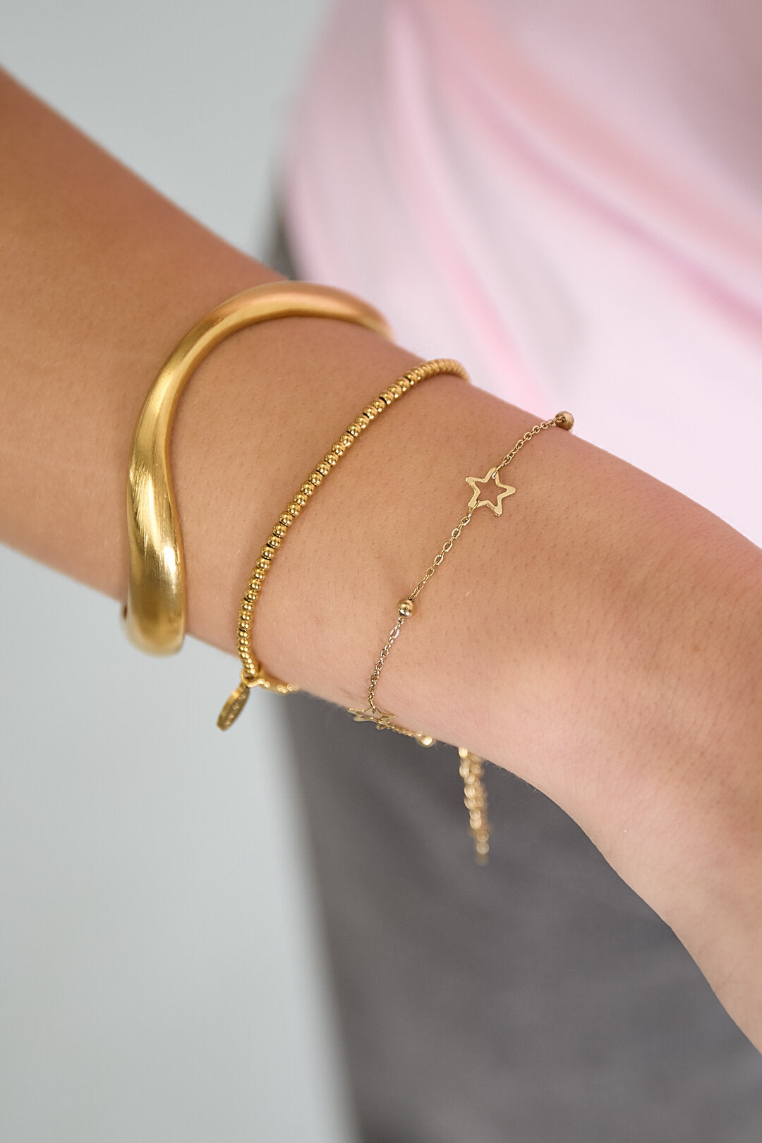 Elegant Star Stainless Steel Bracelet - All Fit