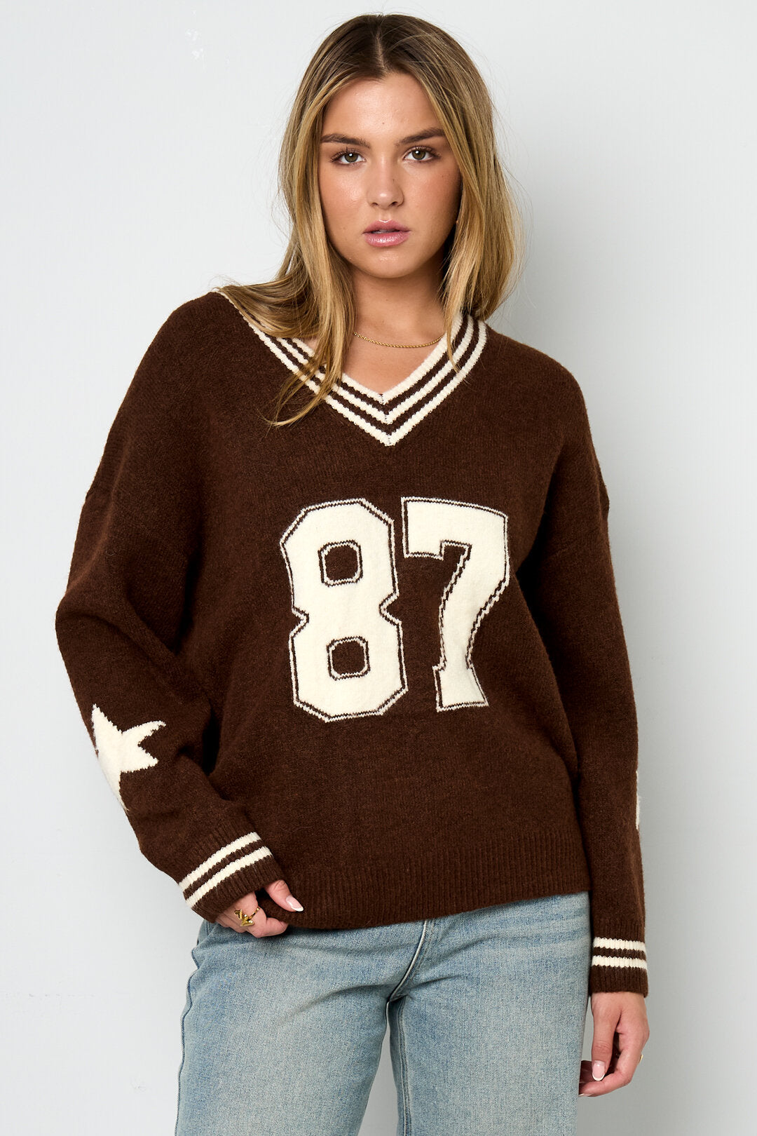 Gimme Cozy Color Clash Knit Sweaters for Fall/Winter