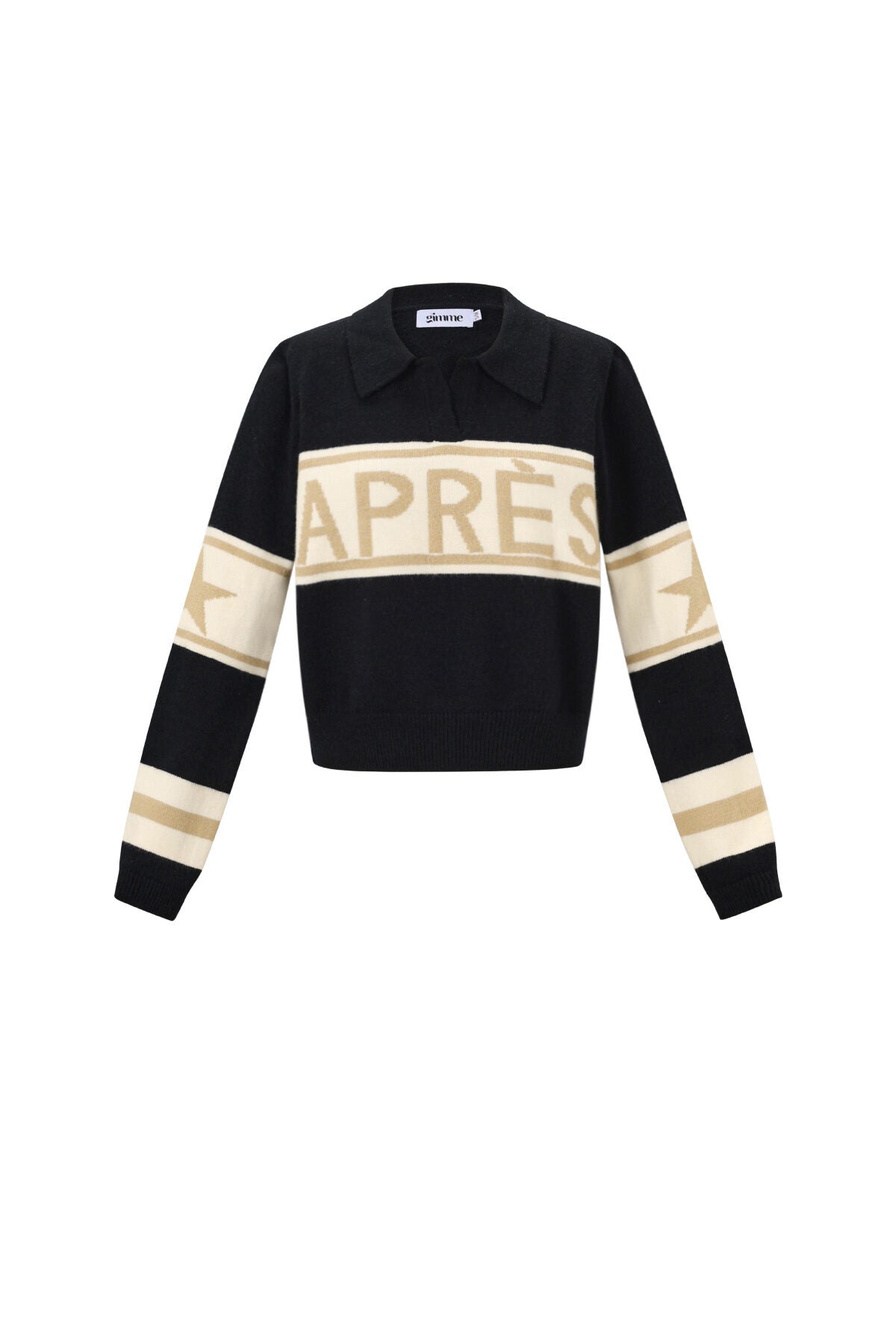 Chic Lettered Knit Sweater for Cozy Fall Style