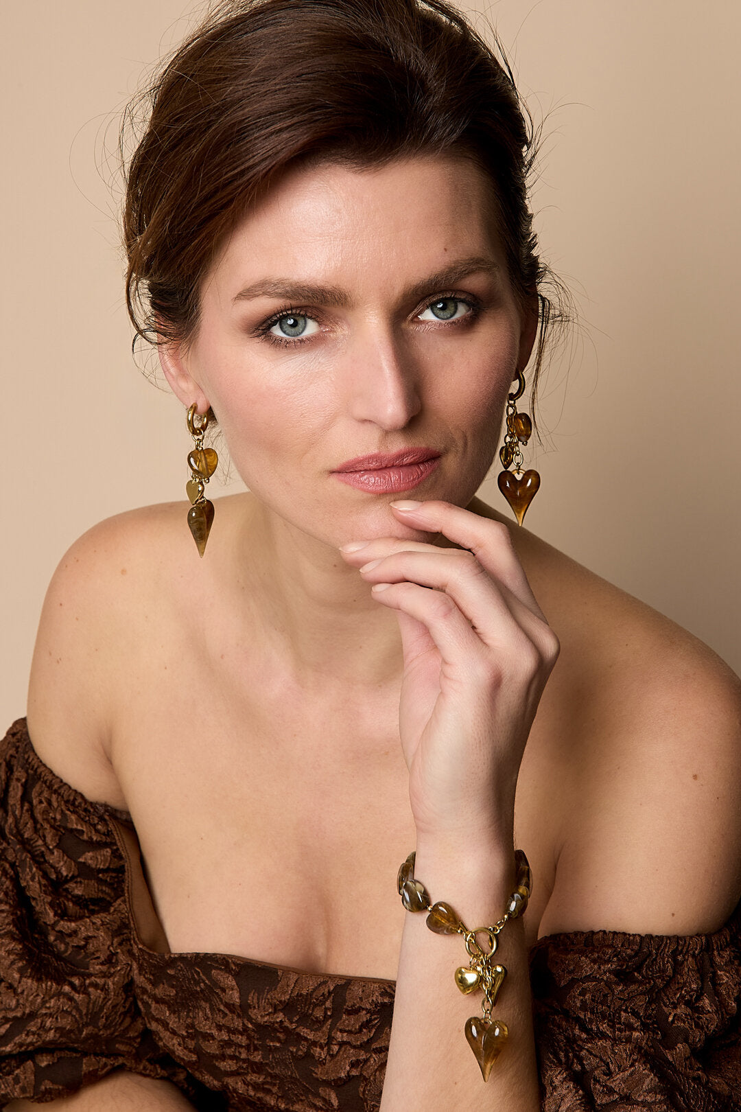 Charming Heart Dangle Earrings for Spring/Summer