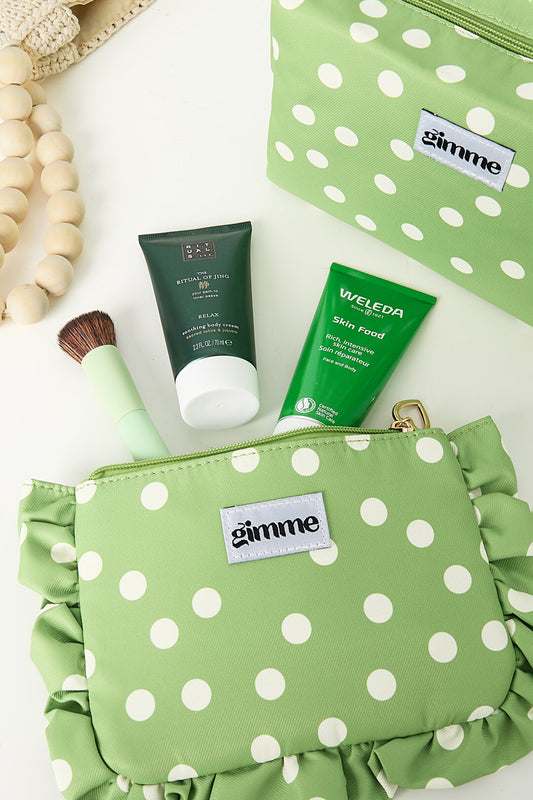 Chic Polka Dot Makeup Bags for Everyday Use