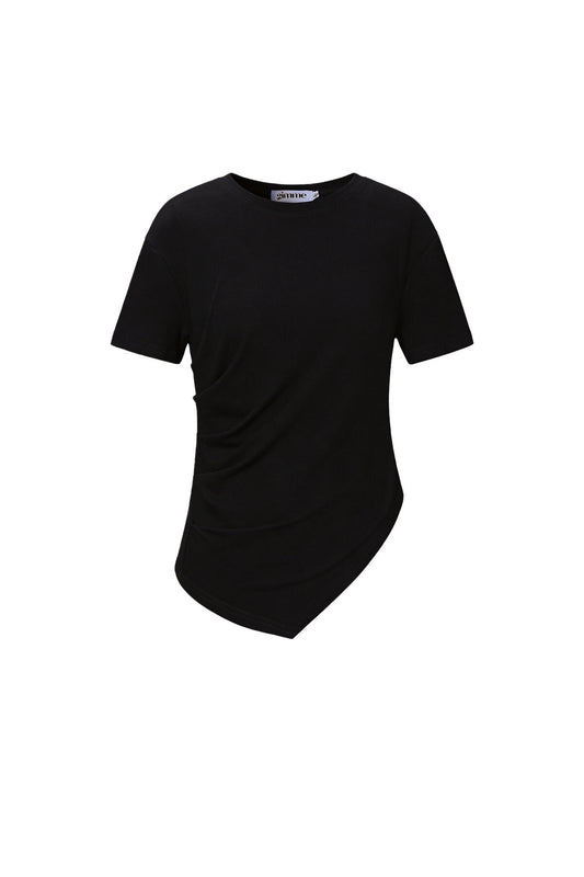 Comfortable All-Season Solid Color T-Shirts for Women