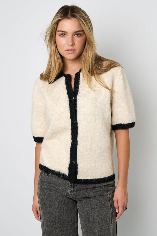 Soft Knit Cardigan for Spring/Summer in Pink, Blue & Beige