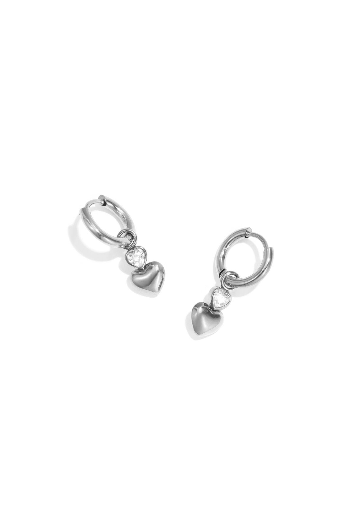Elegant Heart-Shaped Drop Earrings for All Occasions