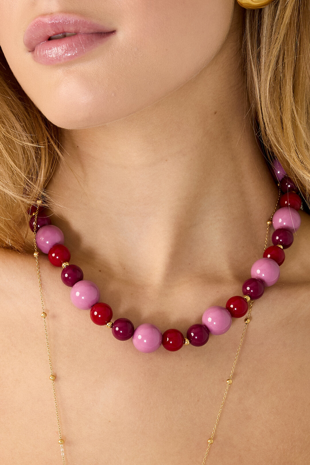 Elegant Acrylic Beaded Necklaces for Women