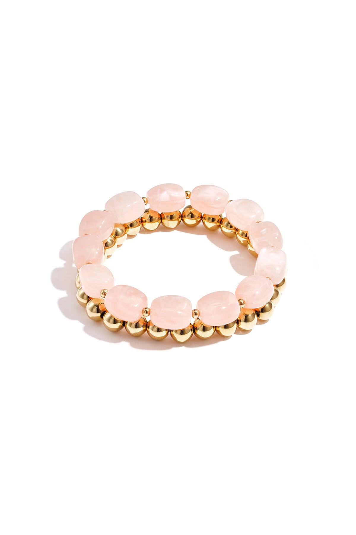 Chic Stainless Steel Beaded Bracelets for Women