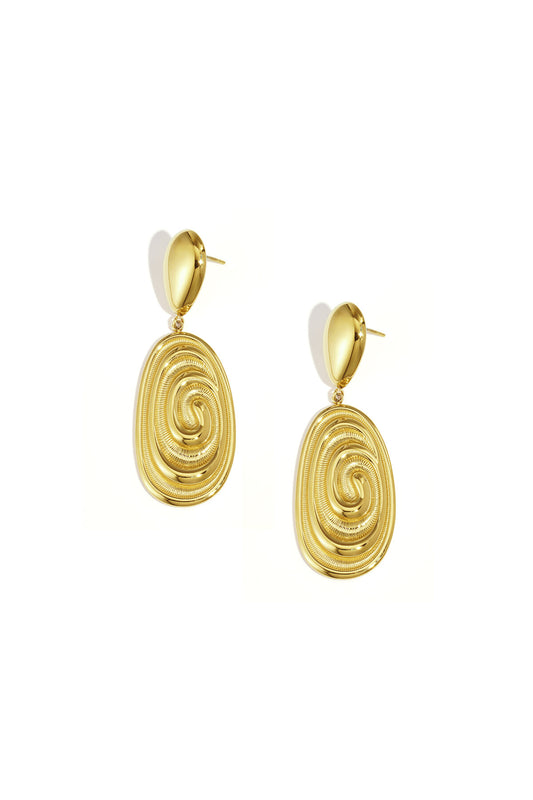 Lumé Gold Drop Earrings: Simple, Stylish, All-Fit