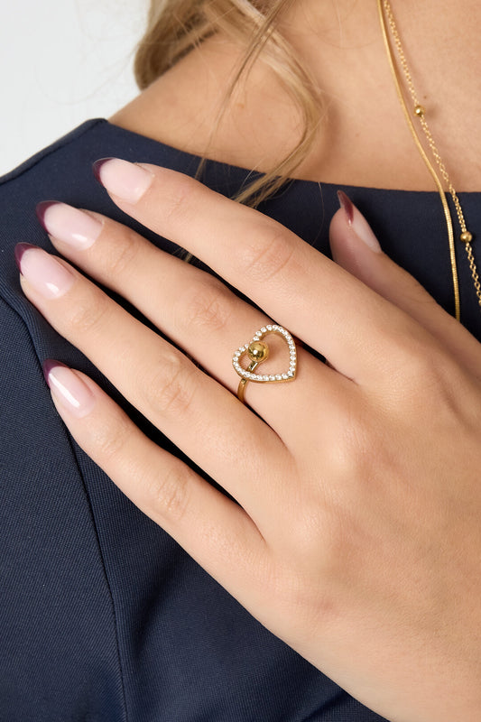 Elegant Adjustable Statement Ring - All Fit
