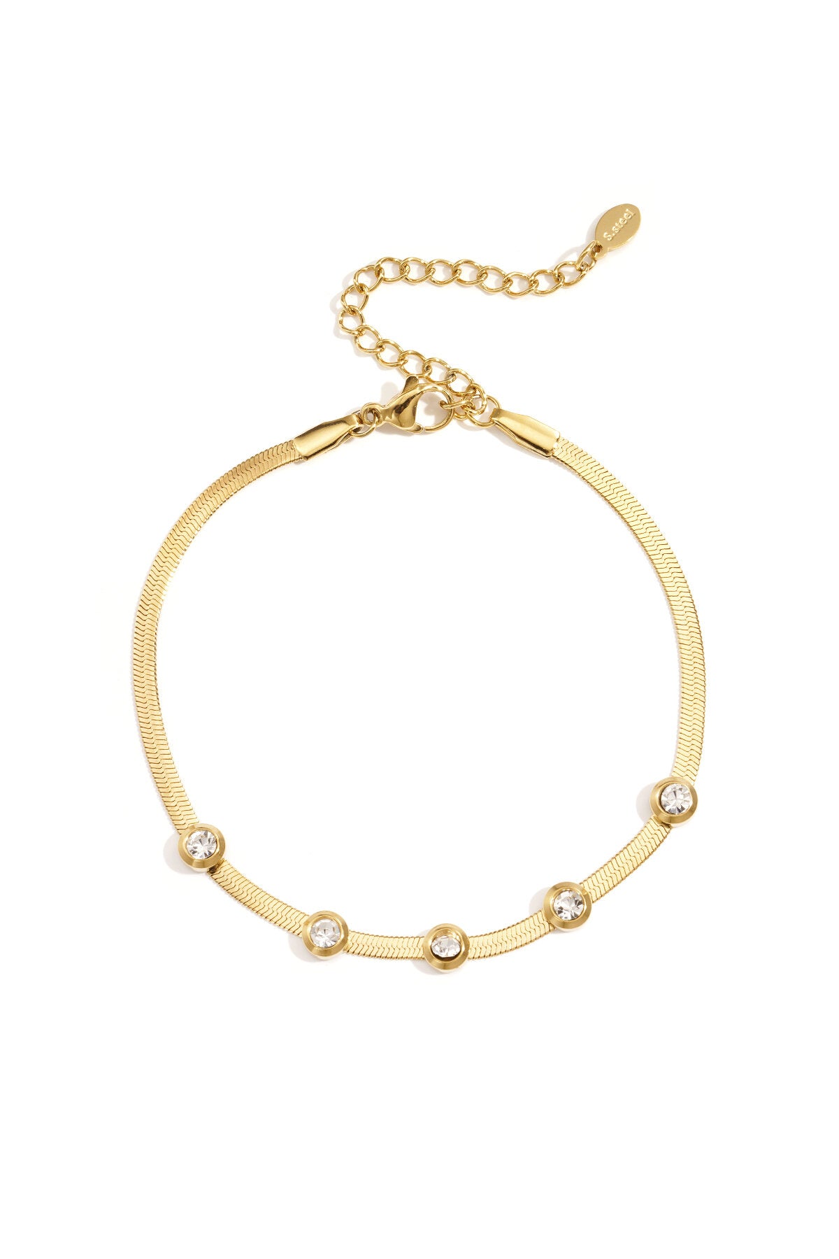 Elegant Rhinestone Chain Bracelets for Women