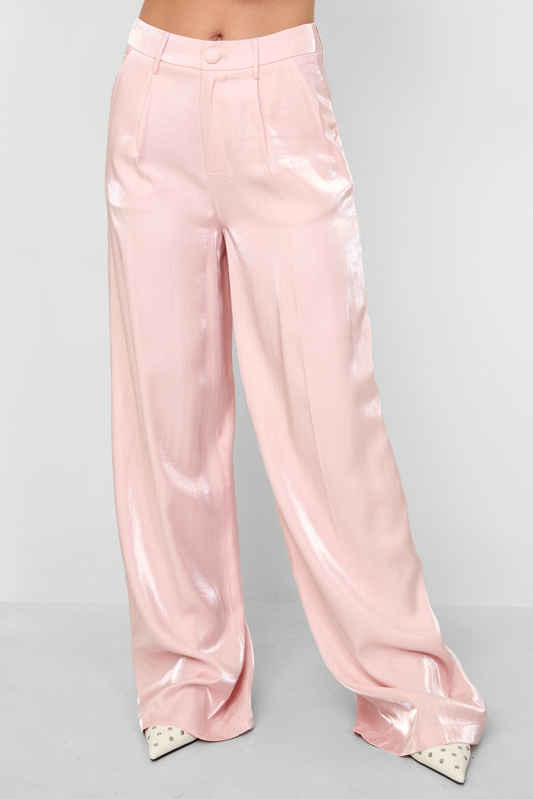 Elegant Spring/Summer 2-Piece Set in Pink & Off-White
