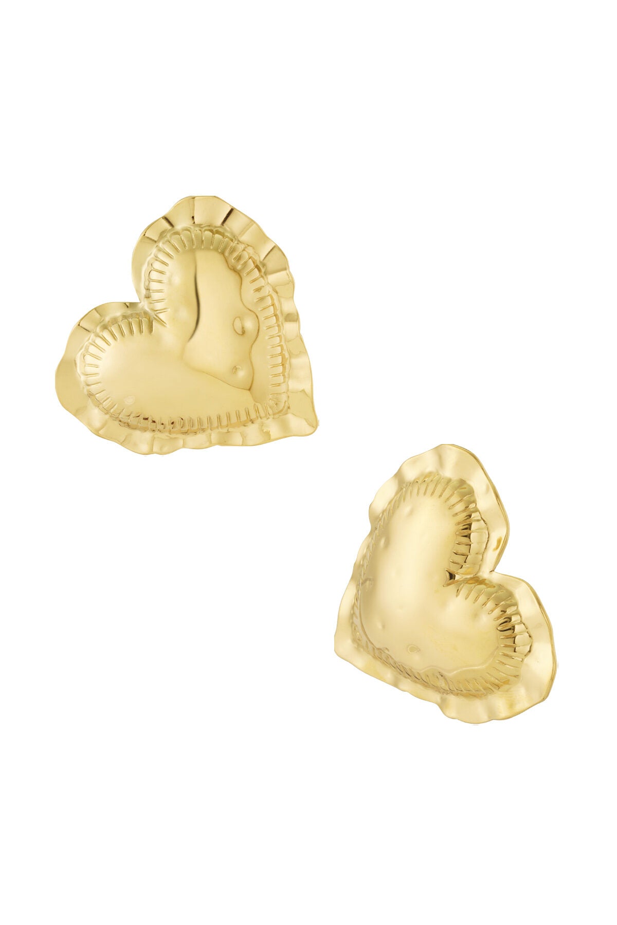Elegant Heart Stud Earrings for Everyday Sparkle