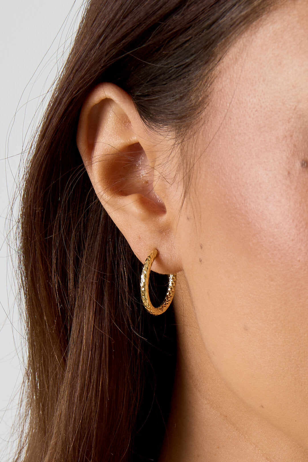 Stylish Stainless Steel Hoop Earrings for Everyday Wear