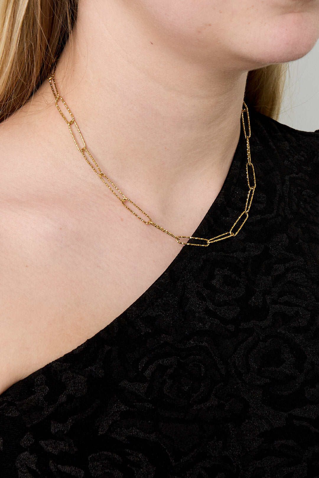 Elegant 304S Steel Chain Necklace for Everyday Wear