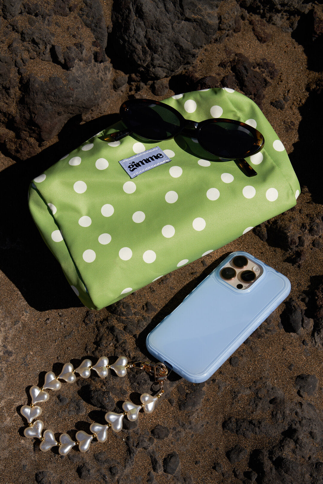 Chic Polka Dot Makeup Bags for Everyday Glam
