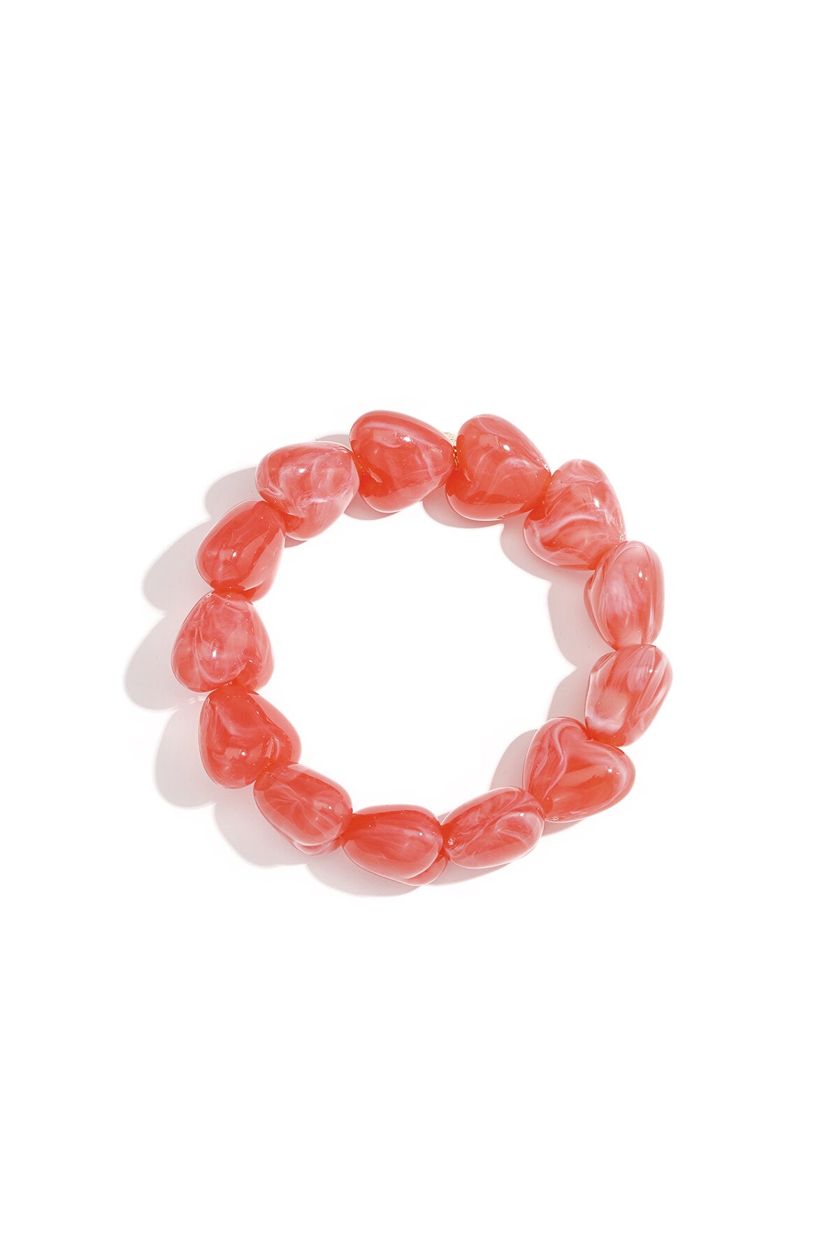 Charming Heart Bead Bracelets for Women