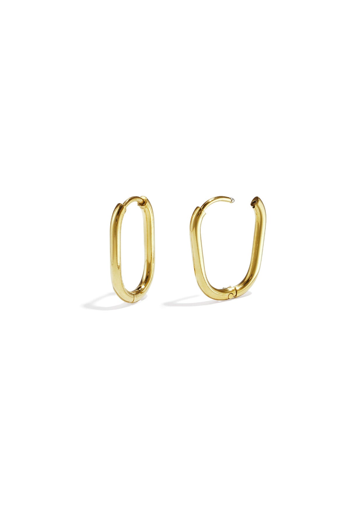 Stylish Irregular Rectangle Hoop Earrings for Women