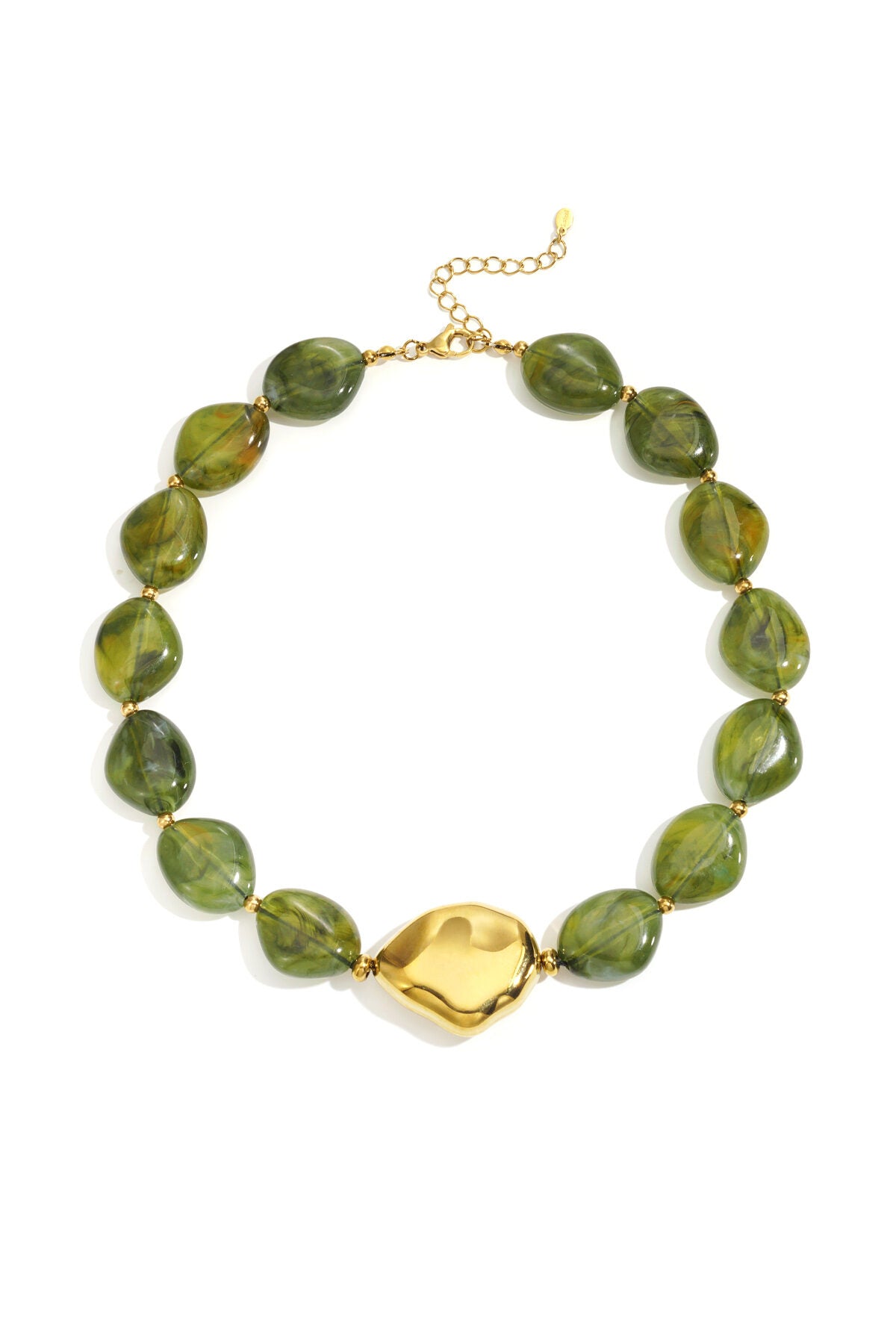 Stylish Acrylic Beaded Necklace for Fall/Winter
