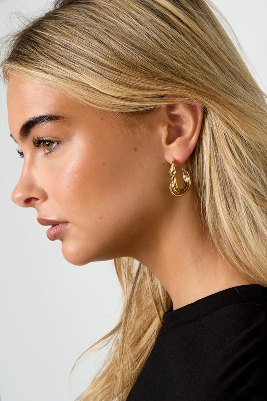 Stylish Heart Hoop Earrings for Everyday Wear