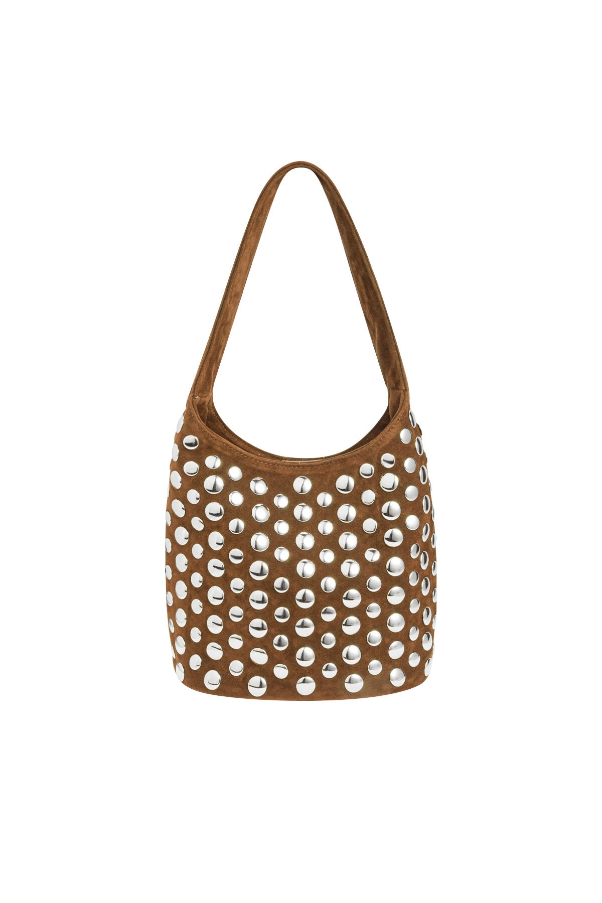 Stylish Punk Rivet Shoulder Bag for Fall