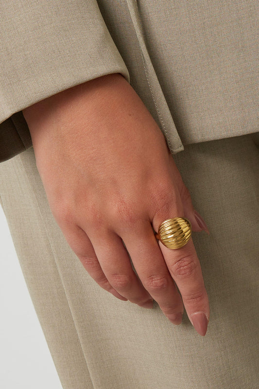 Elegant Gold Statement Ring for Everyday Glam