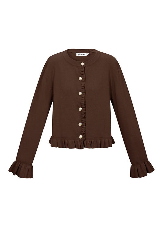 Elegant Viscose Knit Cardigan for Spring/Summer