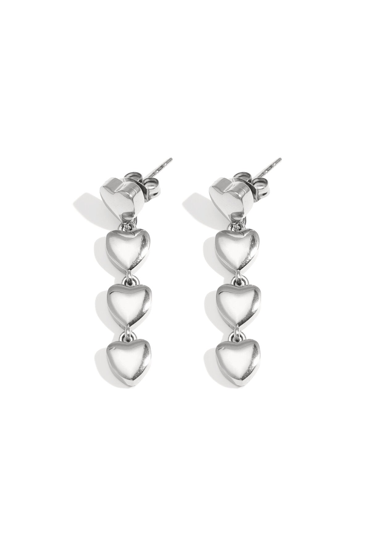 Elegant Dangle Earrings for Women - Silver & Gold