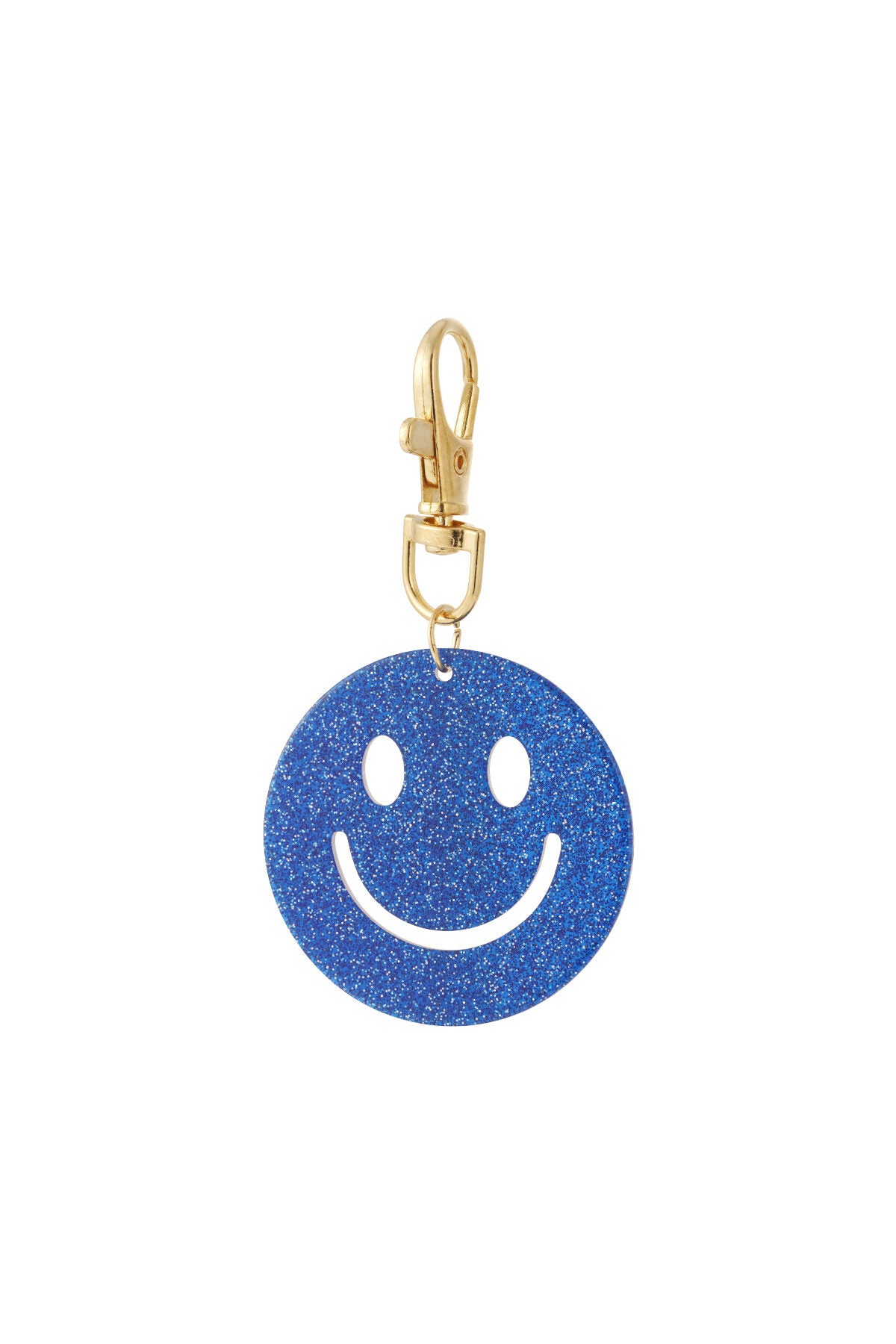 Chic Acrylic Alloy Smiling Face Keychain