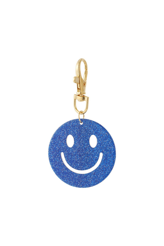 Chic Acrylic Alloy Smiling Face Keychain