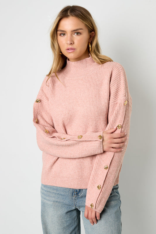 Cozy Knit Sweater for Fall & Winter in Trendy Colors