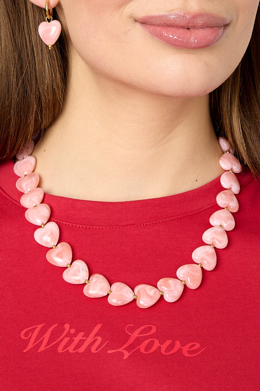 Chic Acrylic Beaded Necklace for Spring/Summer