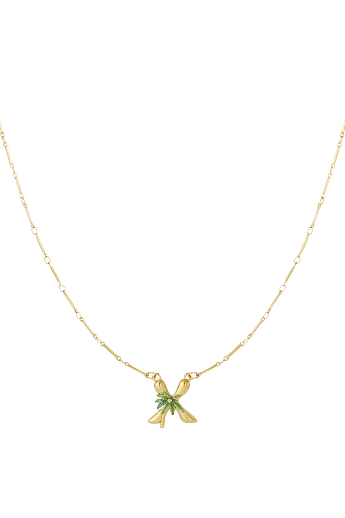 Elegant Letter Pendant Necklace for Spring/Summer