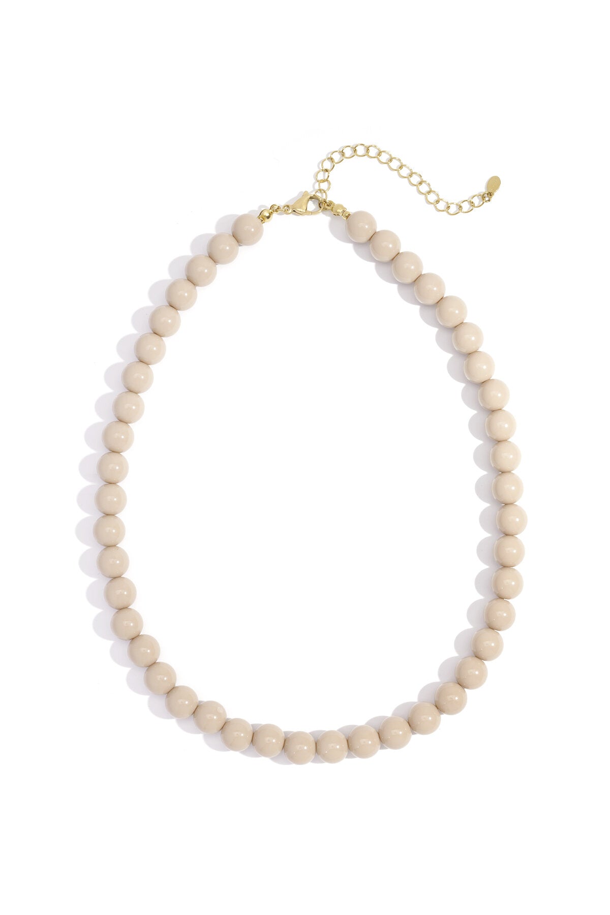 Elegant Resin Beaded Necklace for Everyday Wear