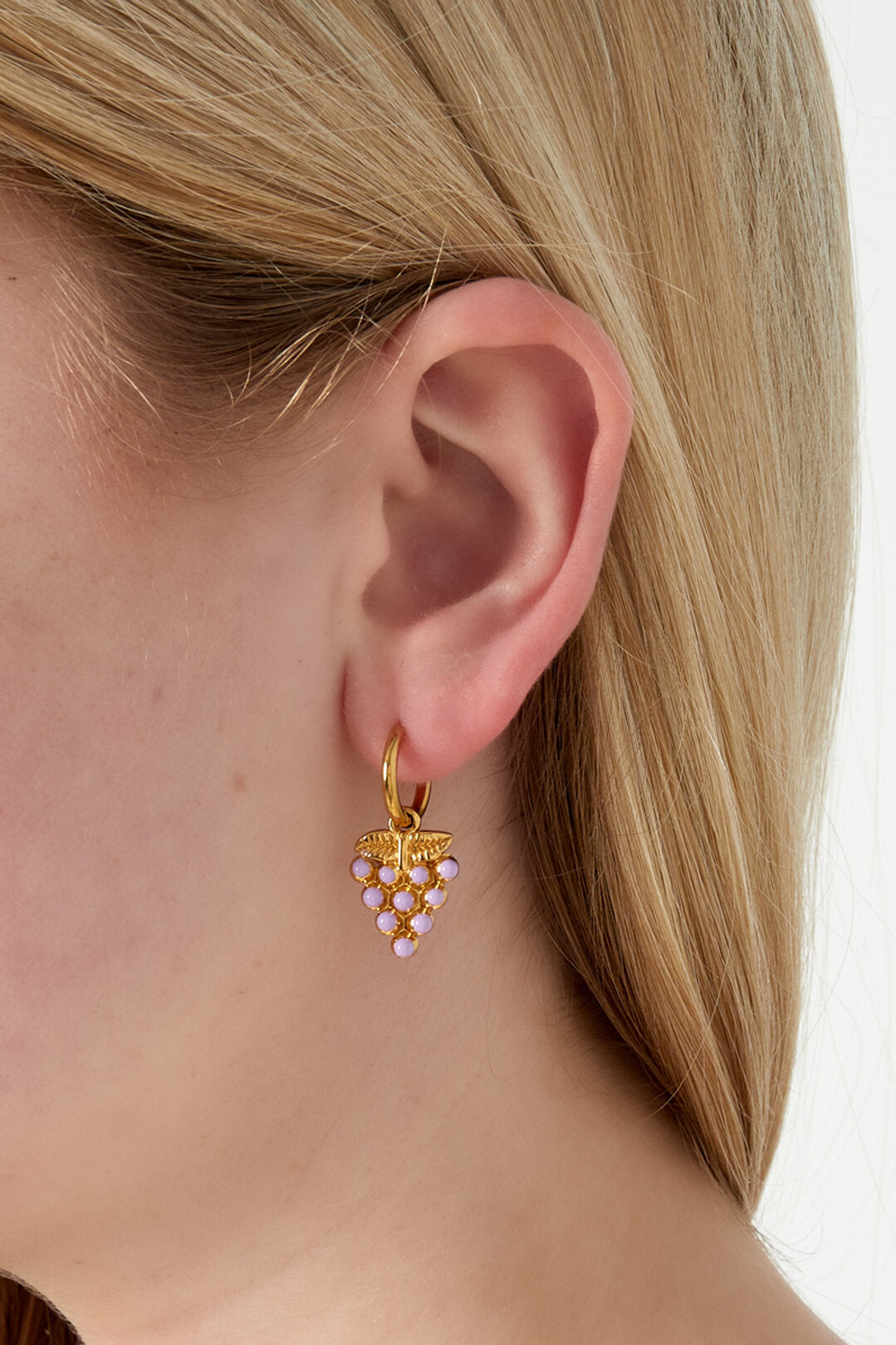 Elegant Gold Color Drop Earrings for Spring/Summer