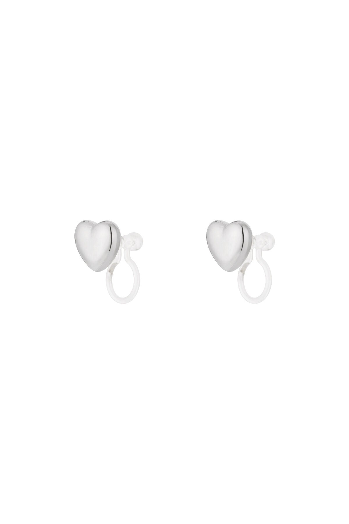 Stylish Heart-Shaped Clip-On Earrings for All Occasions