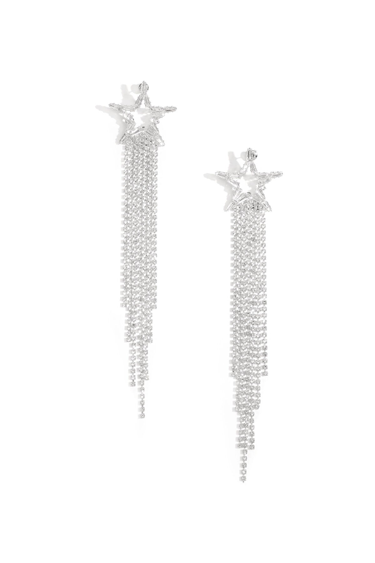 Elegant Star Zircon Earrings for Christmas Parties
