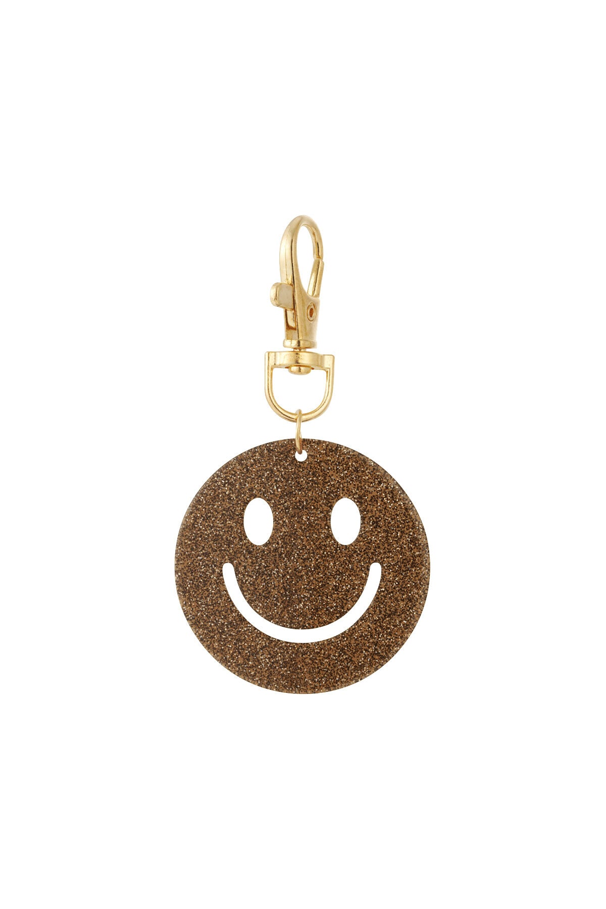 Chic Acrylic Alloy Smiling Face Keychain