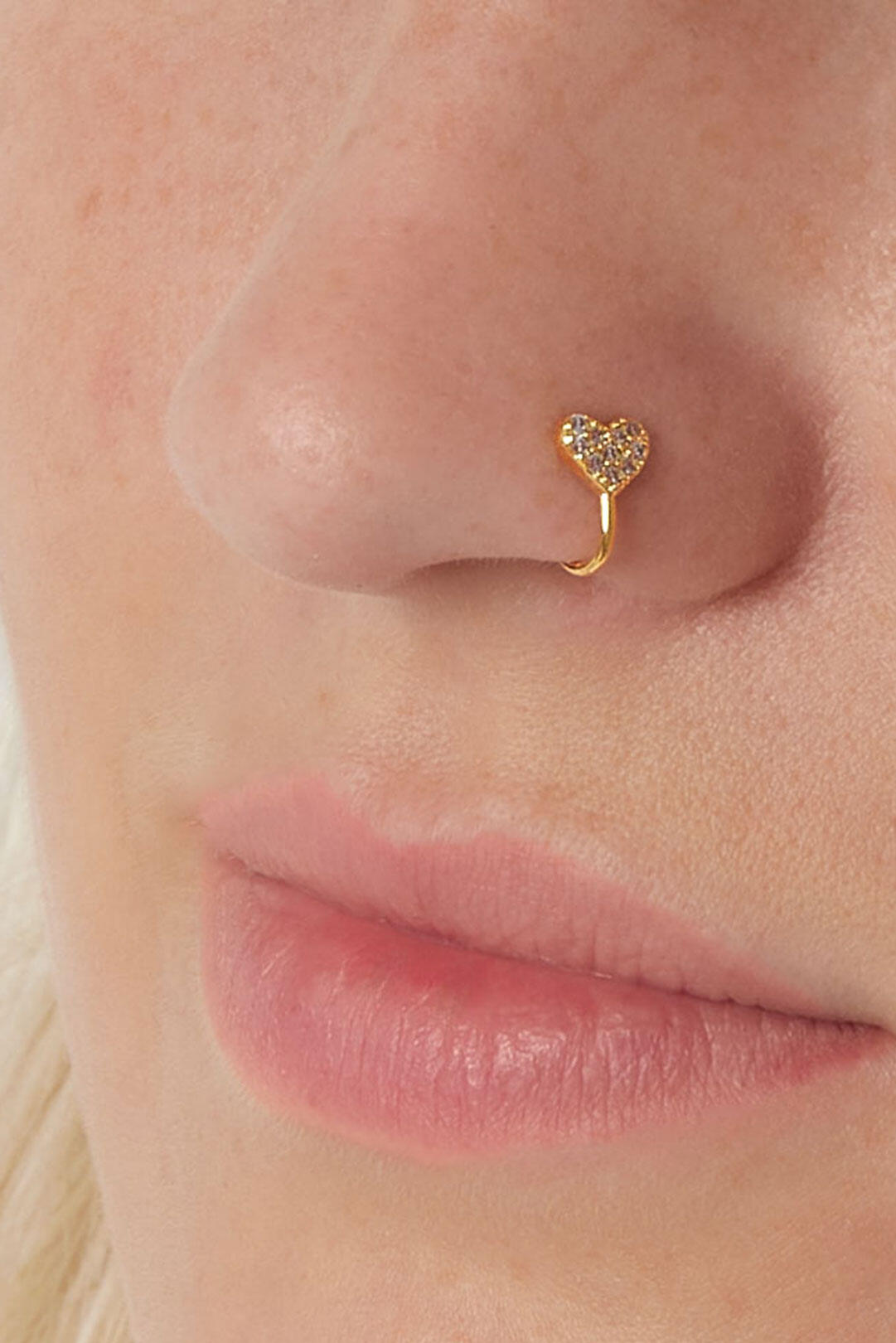 Elegant Heart Shaped Ear Cuffs for Women - Silver & Gold