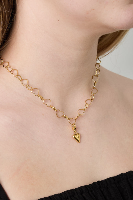 Elegant 304S Steel Chain Necklace for Daily Wear